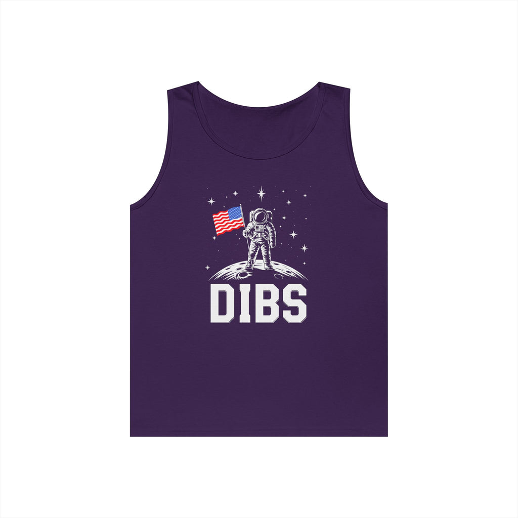 DIBS on the Moon Heavy Cotton Tank Top