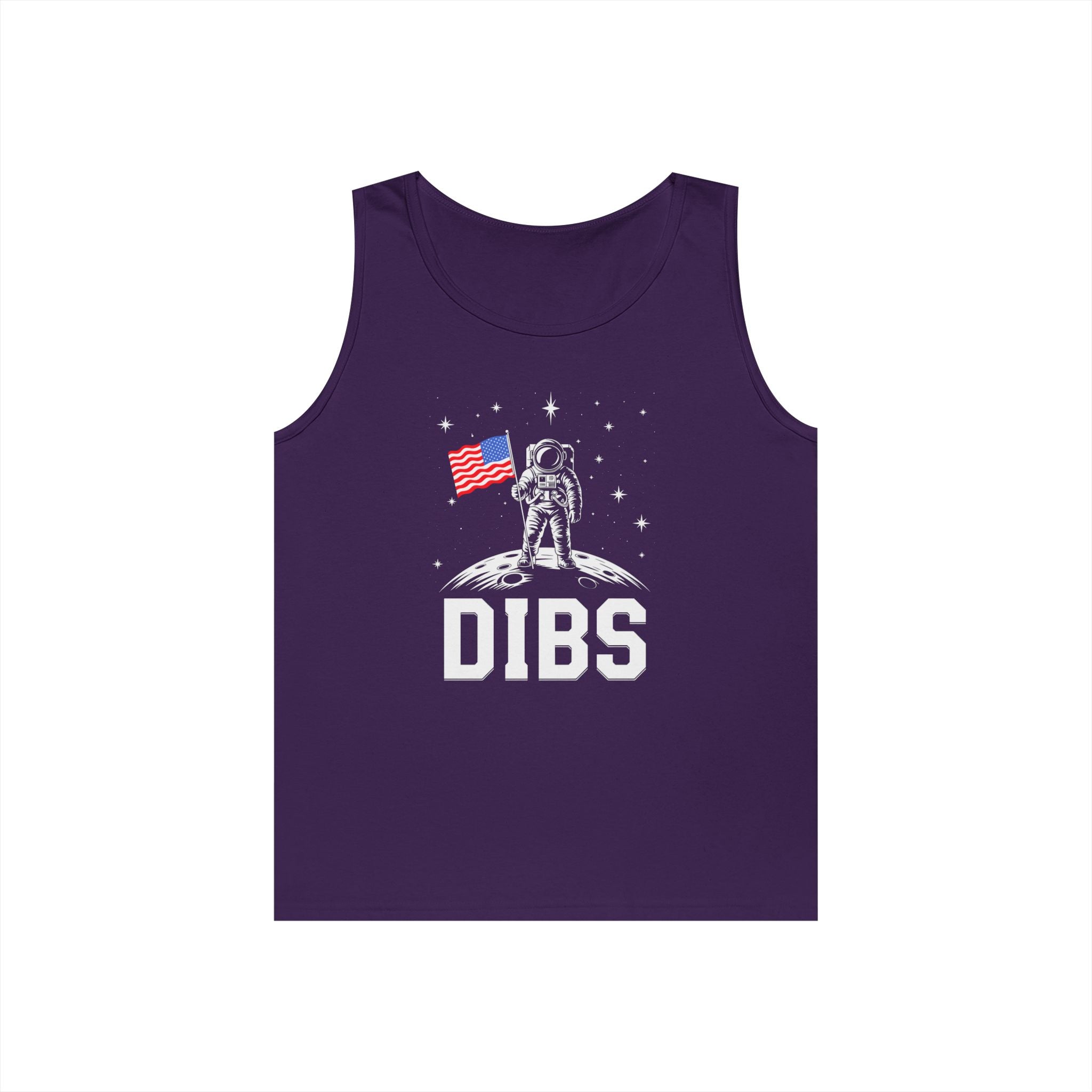 DIBS on the Moon Heavy Cotton Tank Top